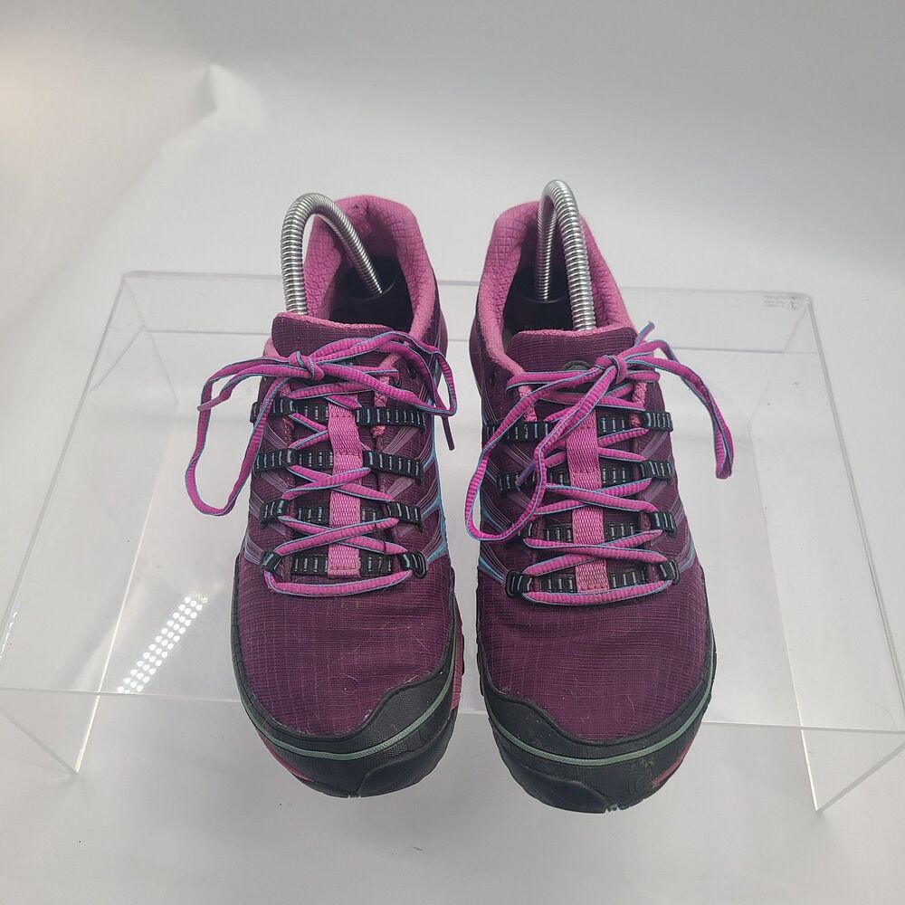 Merrell Women’s All Out Rush Trail Shoes 9.5 Purple/Horizon Blue